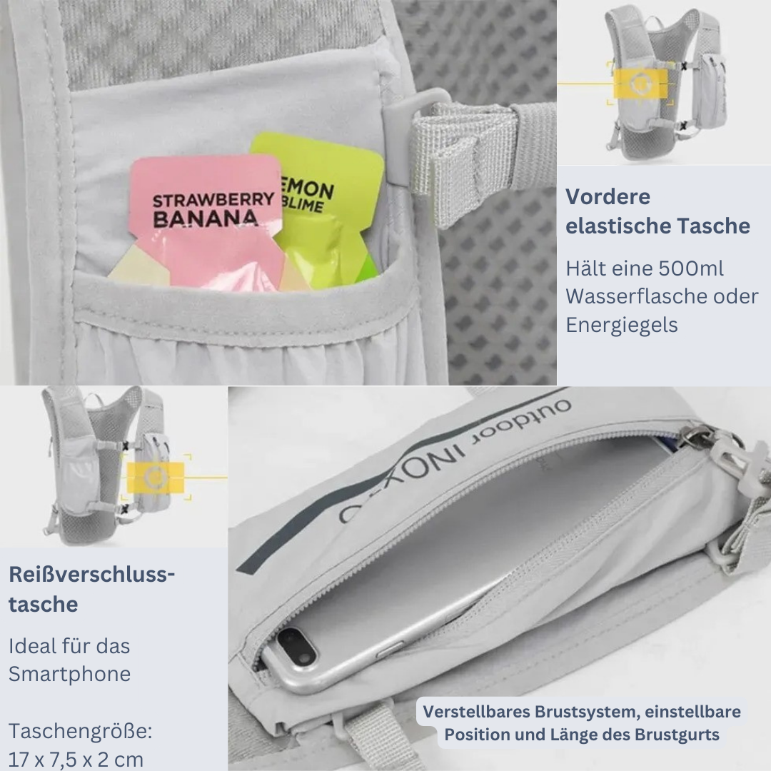 Schlanke Hydrationswesten "INOXTO"